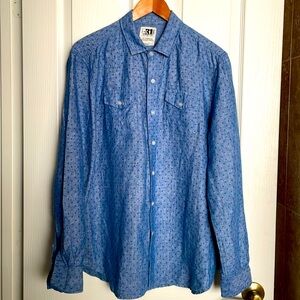 Le 31 - Simons,  western inspired 100% Linen shirt